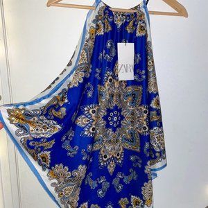 Royal Blue Bandana Tank-top